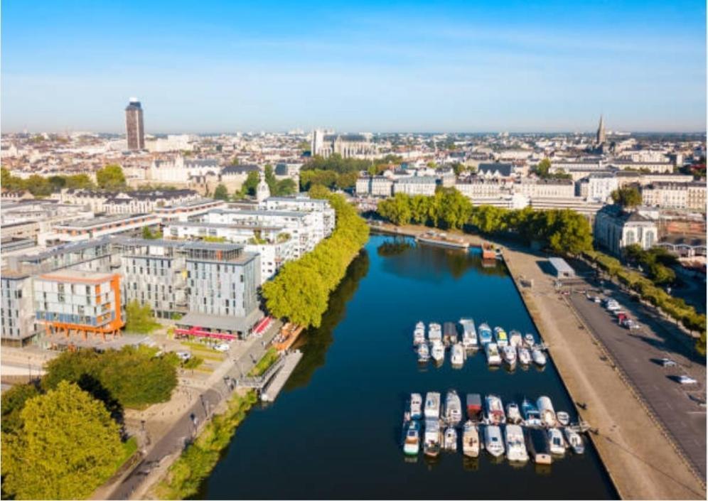Appartamento Felix Vue Erdre & Cite Des Congres / Gare Sud Nantes Esterno foto
